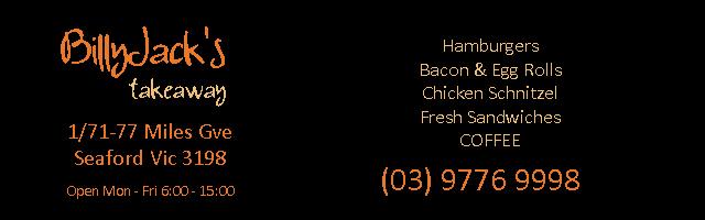 BillyJack's Takeaway